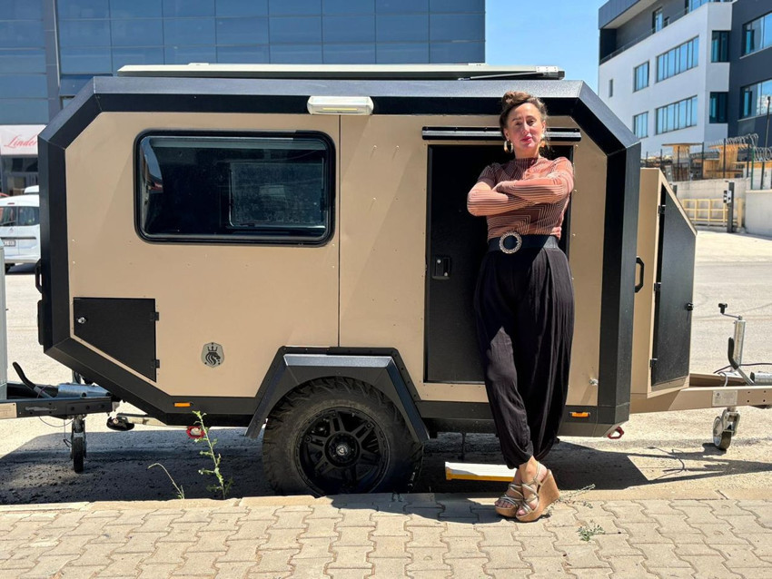 Karavana kadın eli değdi: Hem kendi işinin patronu oldu hem de kadınları iş sahibi yaptı - Resim: 1