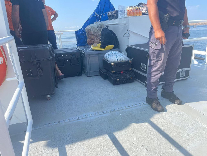 Halit Yukay'ın 68 metre derinlikteki cansız bedeni için TCG Işın ve TCG Alemdar gemisi de devrede - Resim: 1