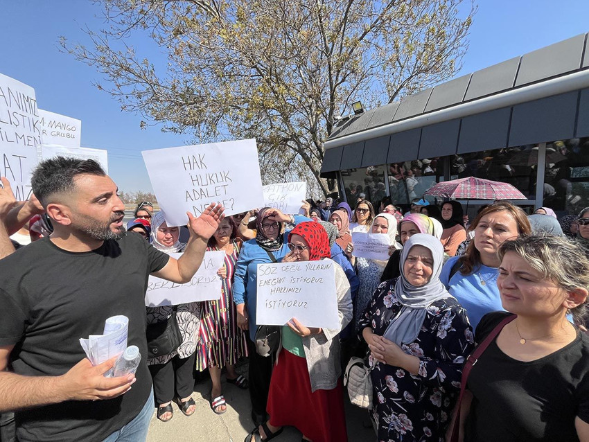 Beş parasız işten çıkarılan işçiler fabrikanın kapısına dayandı - Resim: 2
