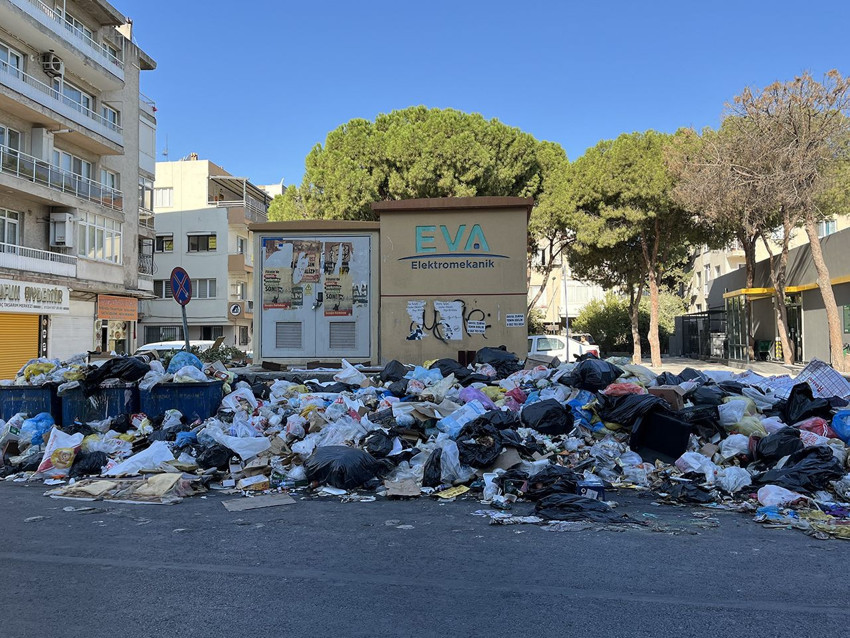 İş bırakma eylemi bitti, çöp dağları bitmedi: Buca çöpe bulandı - Resim: 1