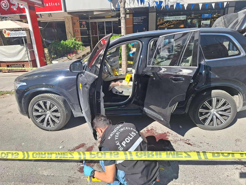 Şoförü tarafından vurulan iş insanının vurulma anı kamerada - Resim: 3