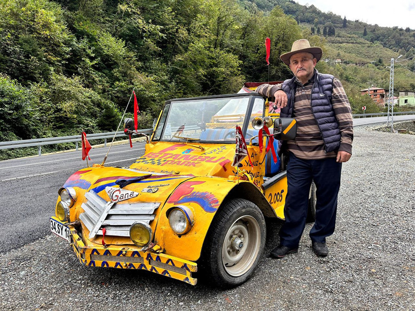 Türk'e imkansız de, otur izle: Karadeniz insanının pratik zekası ile işte karşınızda Laz Cabrio - Resim: 1