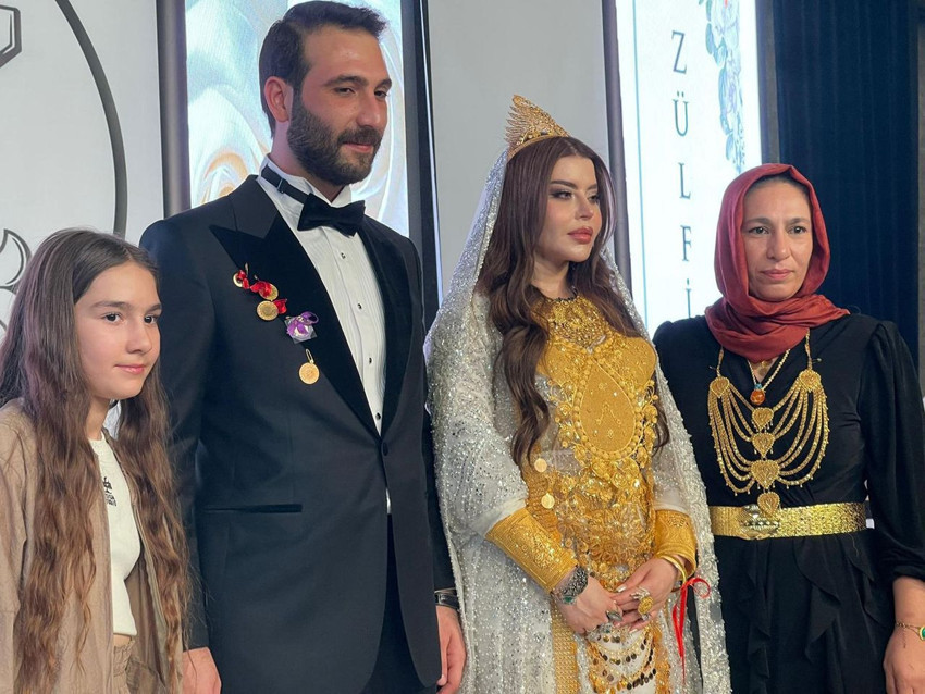 Barzani ailesinden, İzol Aşireti'ne avukat gelin geldi, geline kilolarca altın takıldı - Resim: 3