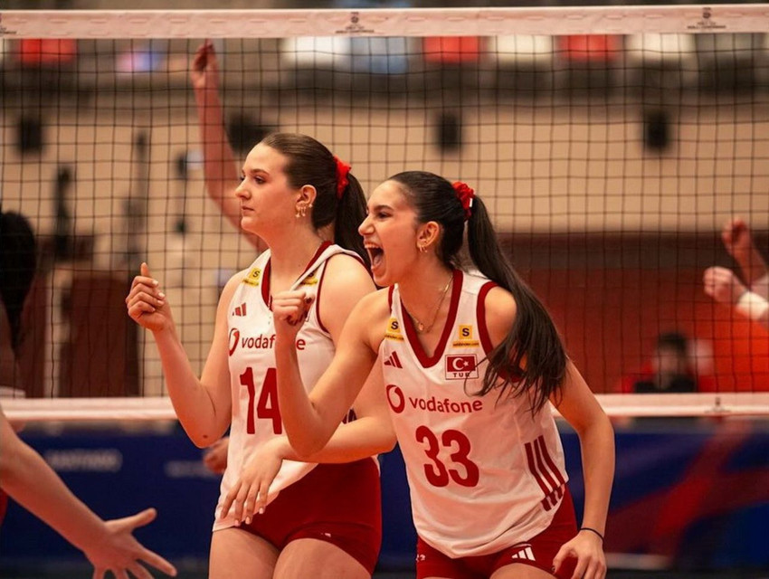 Filenin gen&ccedil; sultanları yarı finalde... U17 Kız Voleybol Milli Takımımız'dan bir zafer daha! - Resim: 6