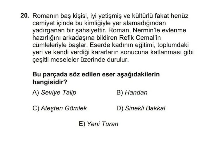 Milyonlarca adayın sonuçlarını beklediği YKS'de sular durulmuyor. ÖSYM, AYT oturumunda yer alan ve hatalı olduğu iddia edilen 2 soru için gelen itirazlar üzerine resmen inceleme başlattı. Edebiyat testinde Halide Edib Adıvar sorusundaki isim hatası ve Matematik testindeki farklı sonuçlara açık soru, bağımsız bilirkişi heyeti tarafından değerlendirilecek.