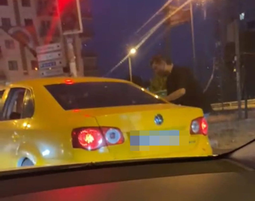 Ankara'da taksi şoförü olacak şehir eşkıyasından kadın yolcuya tekme tokat dayak - Resim: 1