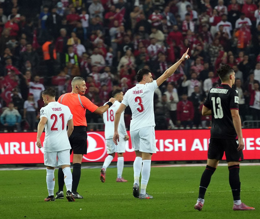 A Milliler, Gürcistan'a gol olup yağdı; Türkiye: 4 - Gürcistan: 1 - Resim: 1