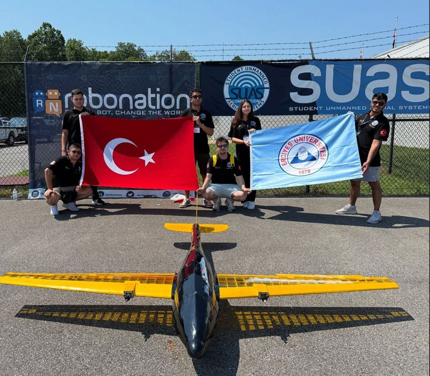 Türkiye'nin geleceği gençleri üretti: Erciyes adlı İHA Amerika’da havalandı... - Resim: 1