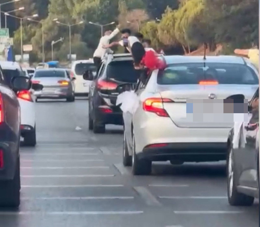 İstanbul'un çok sayıda ilçesinde aynı rezalet: Düğün magandaları iş başında - Resim: 1