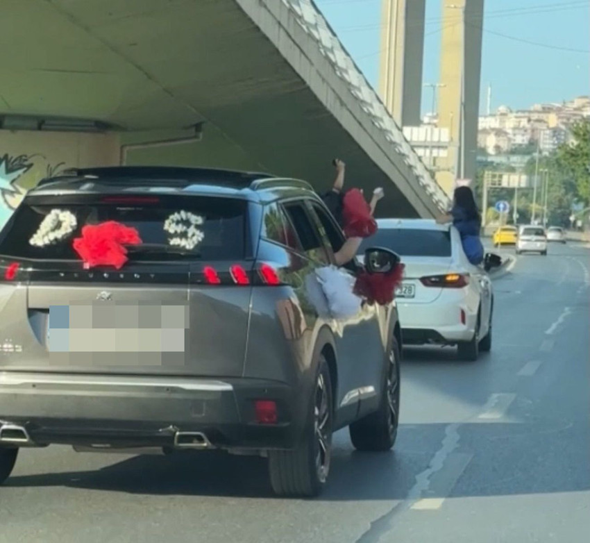 İstanbul'un çok sayıda ilçesinde aynı rezalet: Düğün magandaları iş başında - Resim: 2