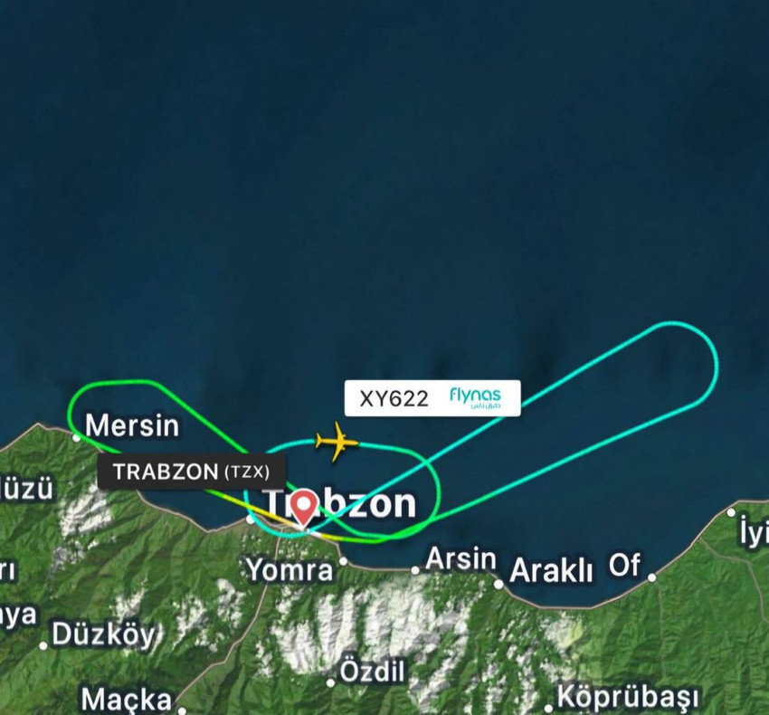 Trabzon'da havada panik: Yolcu uçağı kalkıştan 8 dakika sonra acil iniş yaptı - Resim: 4