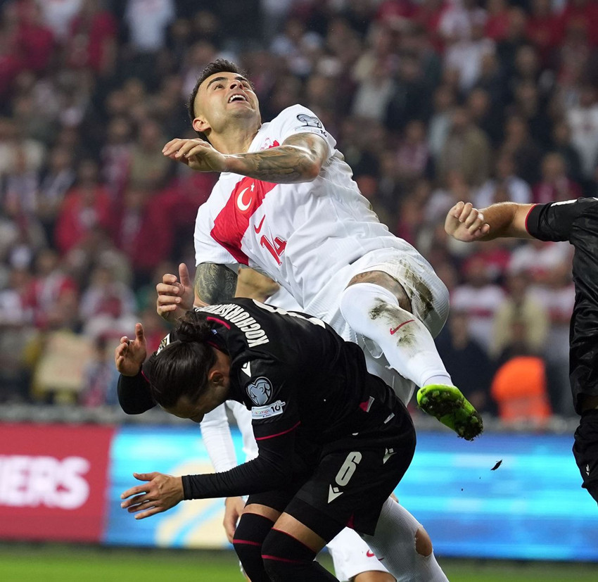 A Milliler, Gürcistan'a gol olup yağdı; Türkiye: 4 - Gürcistan: 1 - Resim: 3