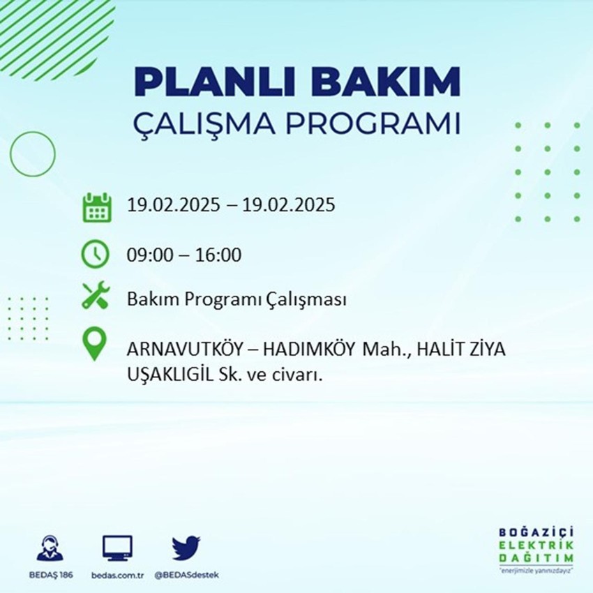 Saatler sürecek elektrik kesintisi: İstanbul'da 22 ilçe karanlığa gömülecek - Resim: 2