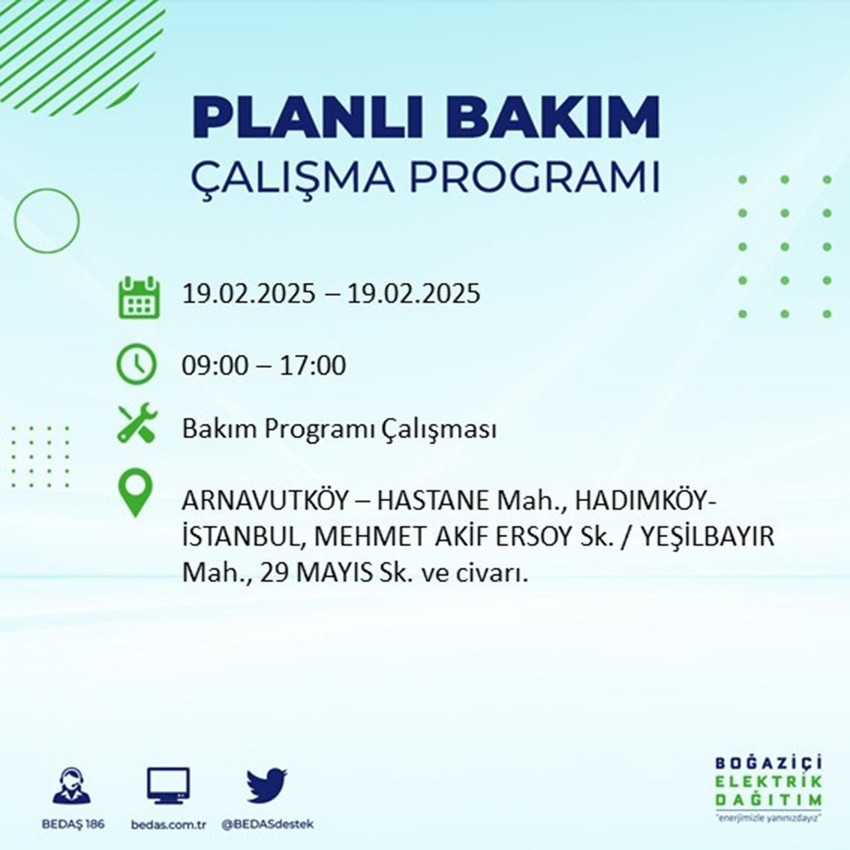 Saatler sürecek elektrik kesintisi: İstanbul'da 22 ilçe karanlığa gömülecek - Resim: 3