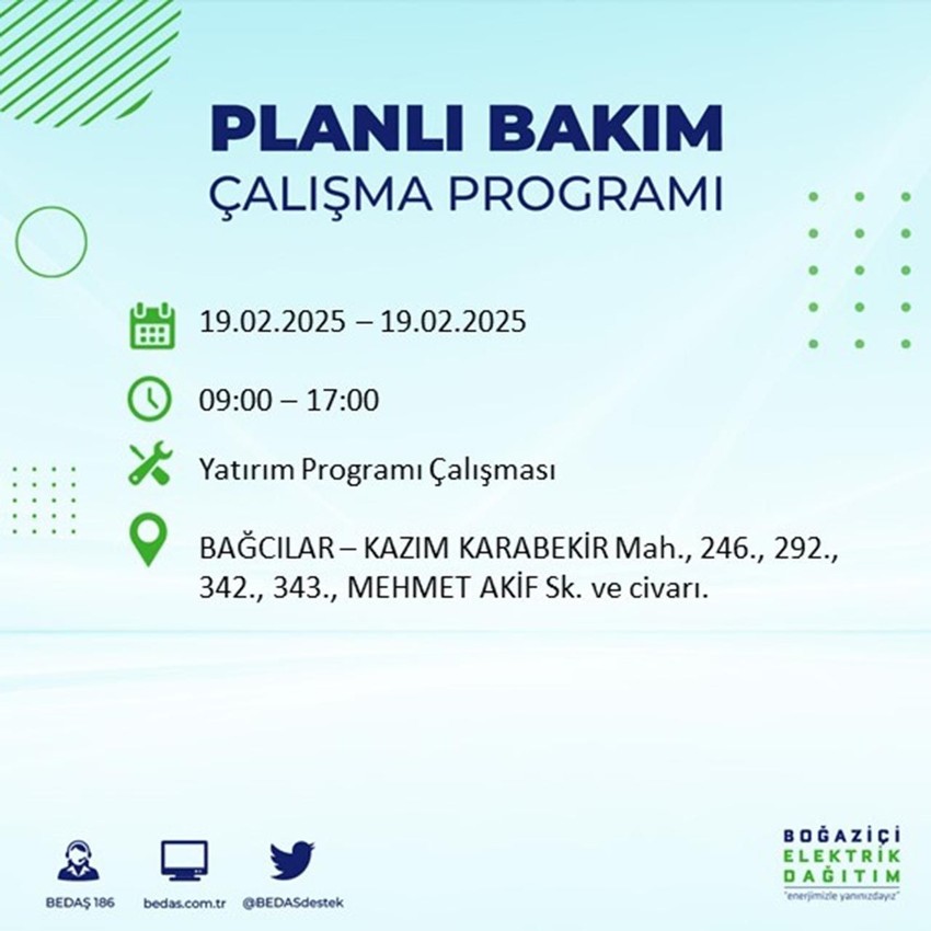 Saatler sürecek elektrik kesintisi: İstanbul'da 22 ilçe karanlığa gömülecek - Resim: 4