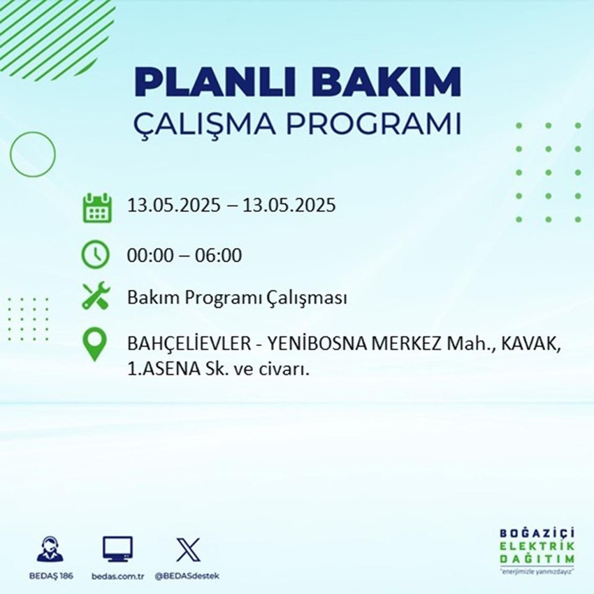 İstanbul'da büyük elektrik kesintisi: Listede 24 ilçe var - Resim: 2