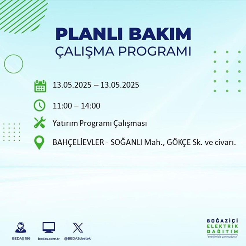 İstanbul'da büyük elektrik kesintisi: Listede 24 ilçe var - Resim: 3