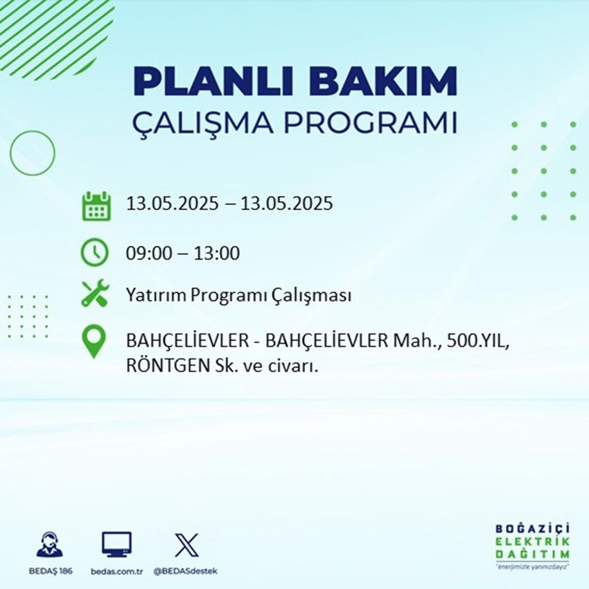 İstanbul'da büyük elektrik kesintisi: Listede 24 ilçe var - Resim: 4