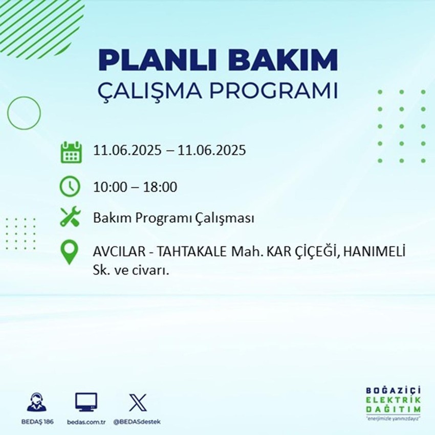 İstanbul'da elektrik kesintisi: Listede 23 ilçe var - Resim: 7