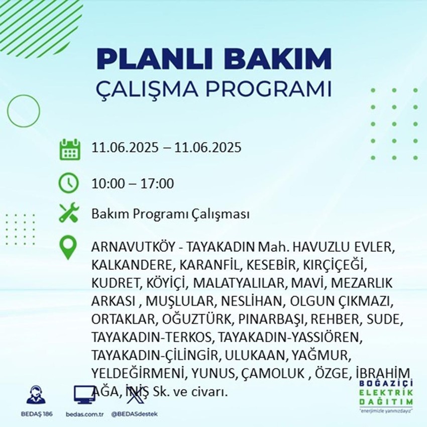 İstanbul'da elektrik kesintisi: Listede 23 ilçe var - Resim: 2
