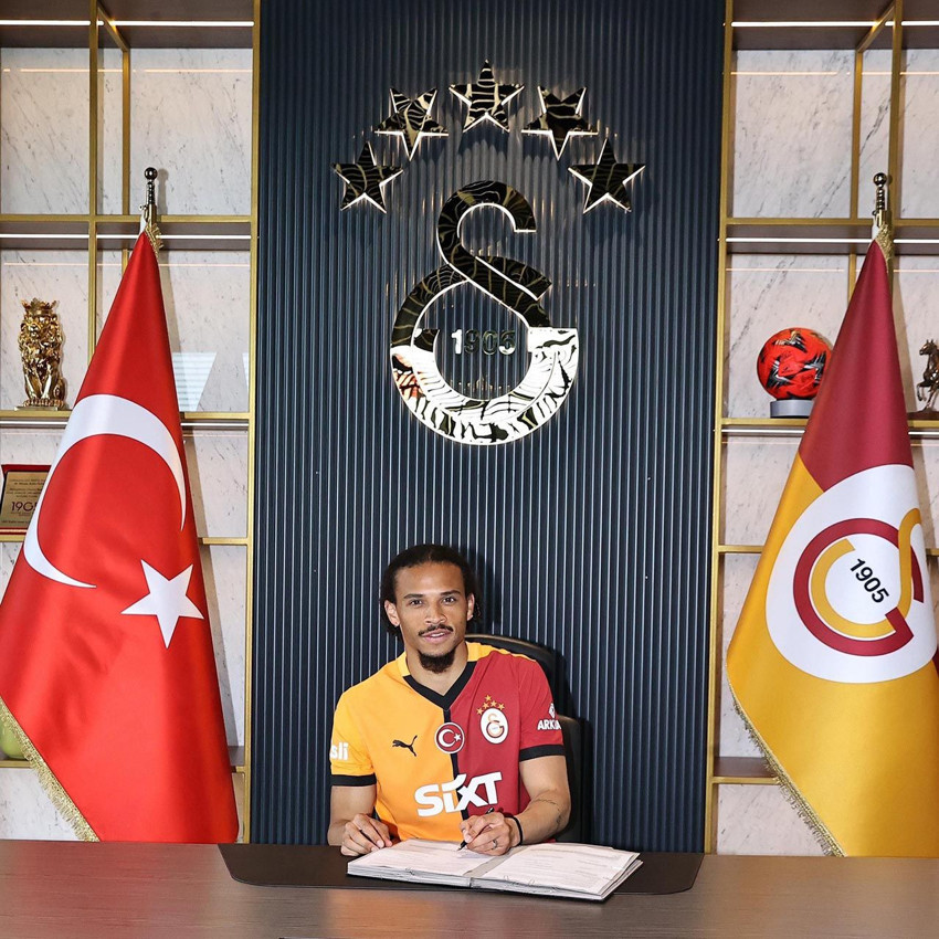 Leroy Sane resmen Galatasaray'da! İşte alacağı maaş - Resim: 1