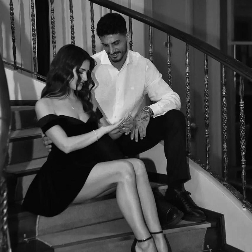Hazal Çağlar ile  Samet Akaydın nişanlandı - Resim: 4