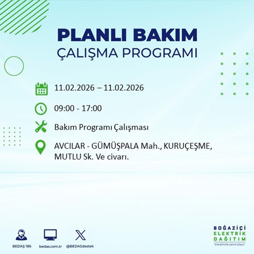 İstanbul'da 19 ilçede elektrik kesintisi: 16 saat sürecek! - Resim: 4