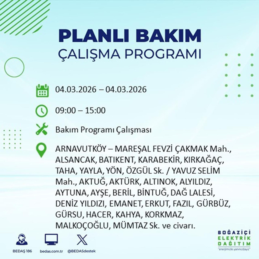 İstanbul'da saatlerce sürecek elektrik kesintisi: 22 ilçe etkilenecek! - Resim: 1