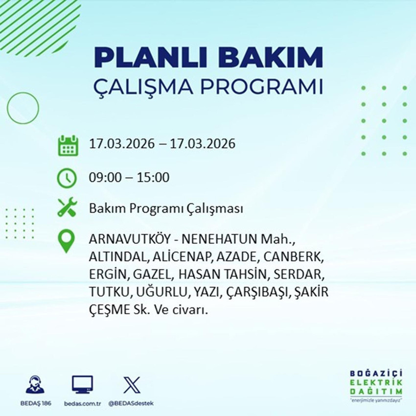 İstanbul'da büyük elektrik kesintisi: 23 ilçe etkilenecek - Resim: 2