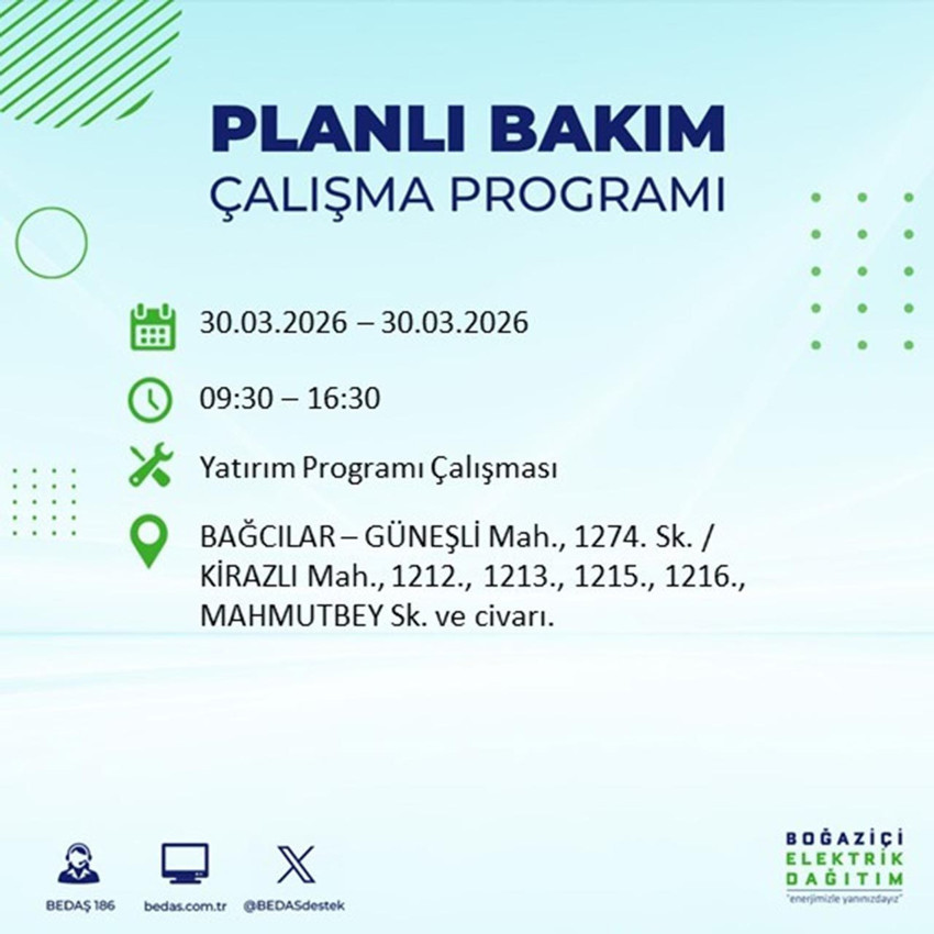 İstanbullular dikkat: 18 ilçede elektrik kesintisi yapılacak - Resim: 4