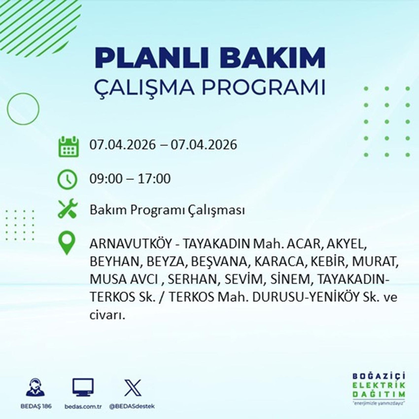 İstanbul'un 22 ilçesinde elektrik kesintisi: Gece saatlerinde başlayacak - Resim: 2