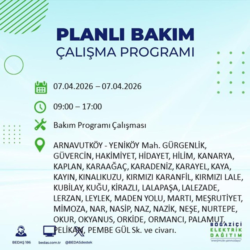 İstanbul'un 22 ilçesinde elektrik kesintisi: Gece saatlerinde başlayacak - Resim: 4
