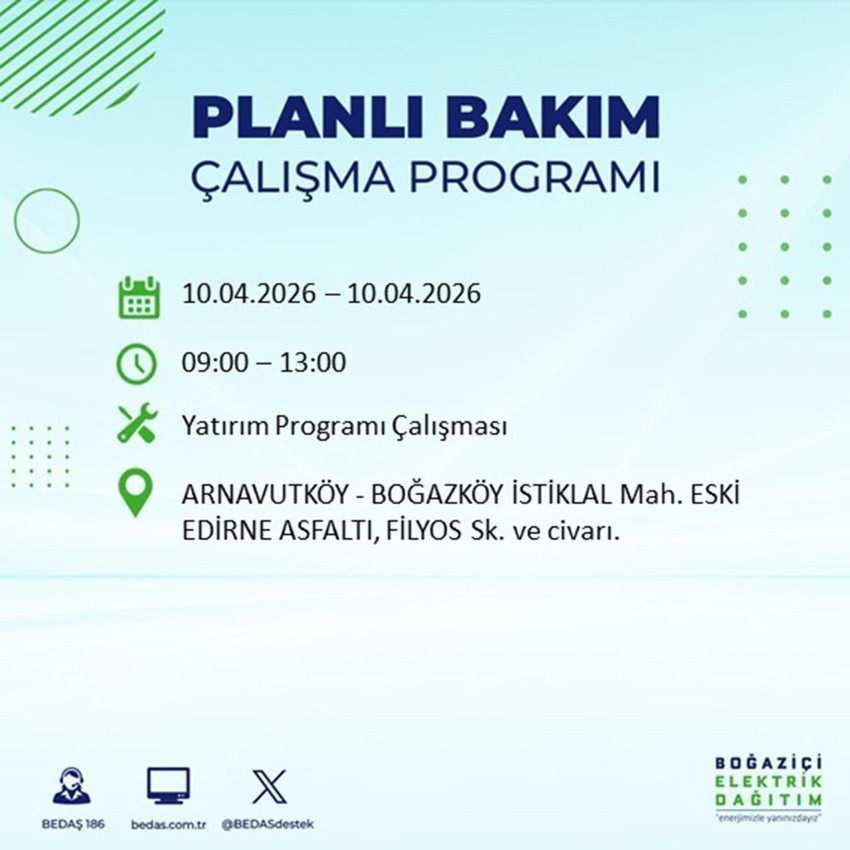 İstanbul'da büyük elektrik kesintisi: 19 ilçede binlerce hane etkilenecek - Resim: 2