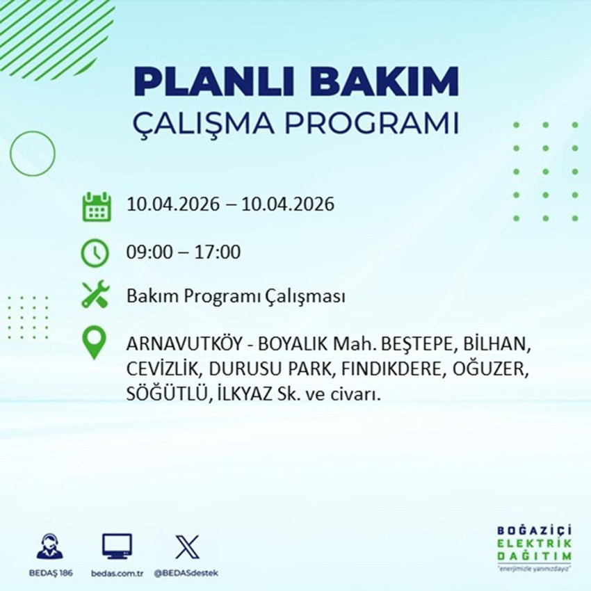 İstanbul'da büyük elektrik kesintisi: 19 ilçede binlerce hane etkilenecek - Resim: 3