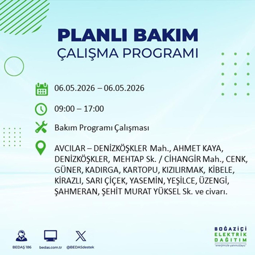 İstanbul'da büyük elektrik kesintisi: 19 ilçe etkilenecek - Resim: 4