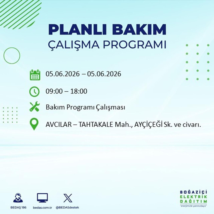 İstanbul'da 9 saatlik elektrik kesintisi: 21 ilçe etkilenecek - Resim: 3