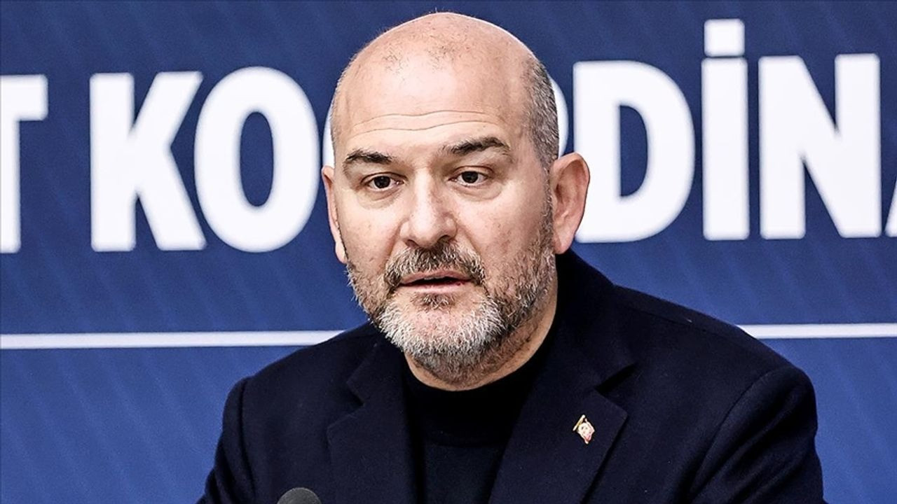 Süleyman Soylu'nun sosyal medya üzerinden yaptığı açıklama.