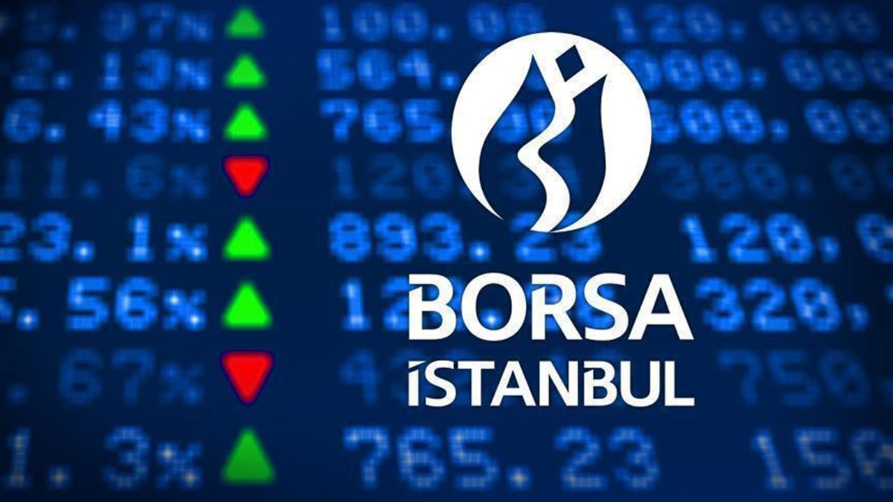 Borsa İstanbul binası ve ekonomi grafikleri.