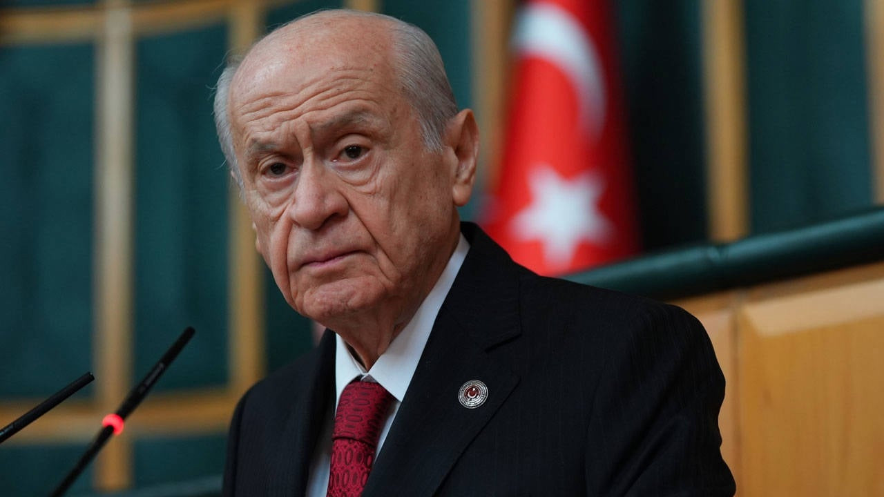Devlet Bahçeli TBMM grup toplantısında konuşma yaparken