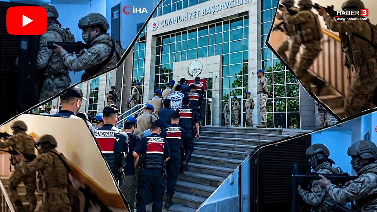 Jandarma ekiplerinin 26 ilde eş zamanlı DEAŞ operasyonu kapsamında gözaltına alınan şüpheliler.
