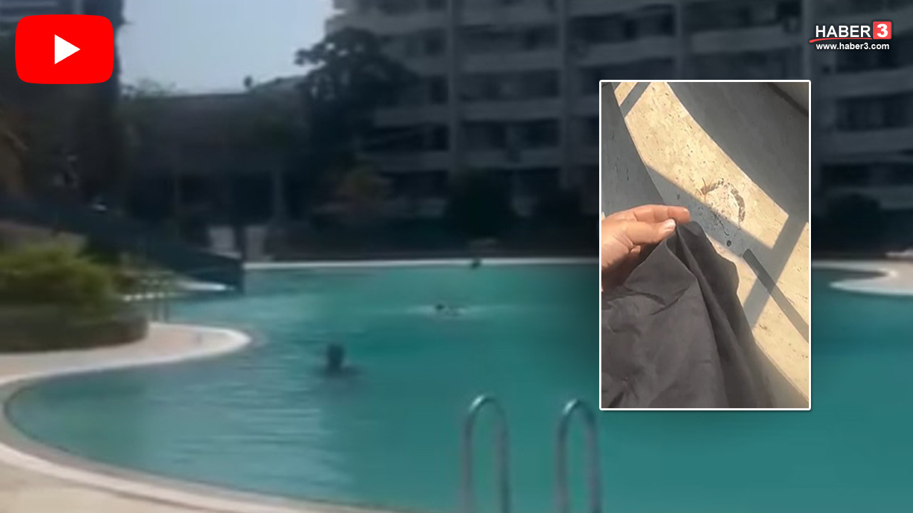 Mersin'de yaşanan havuz krizi sonrası site görevlisi tutuklandı.