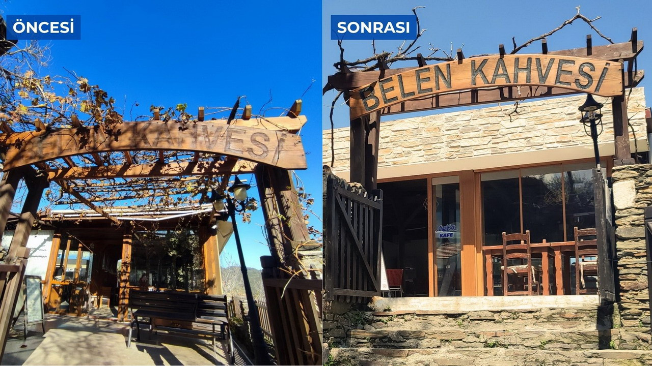 Muğla Belen Kahvesi dış görünümü