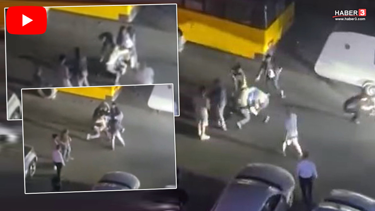 Beylikdüzü'nde yaşanan yol verme kavgasının ardından olay yerinden görüntüler