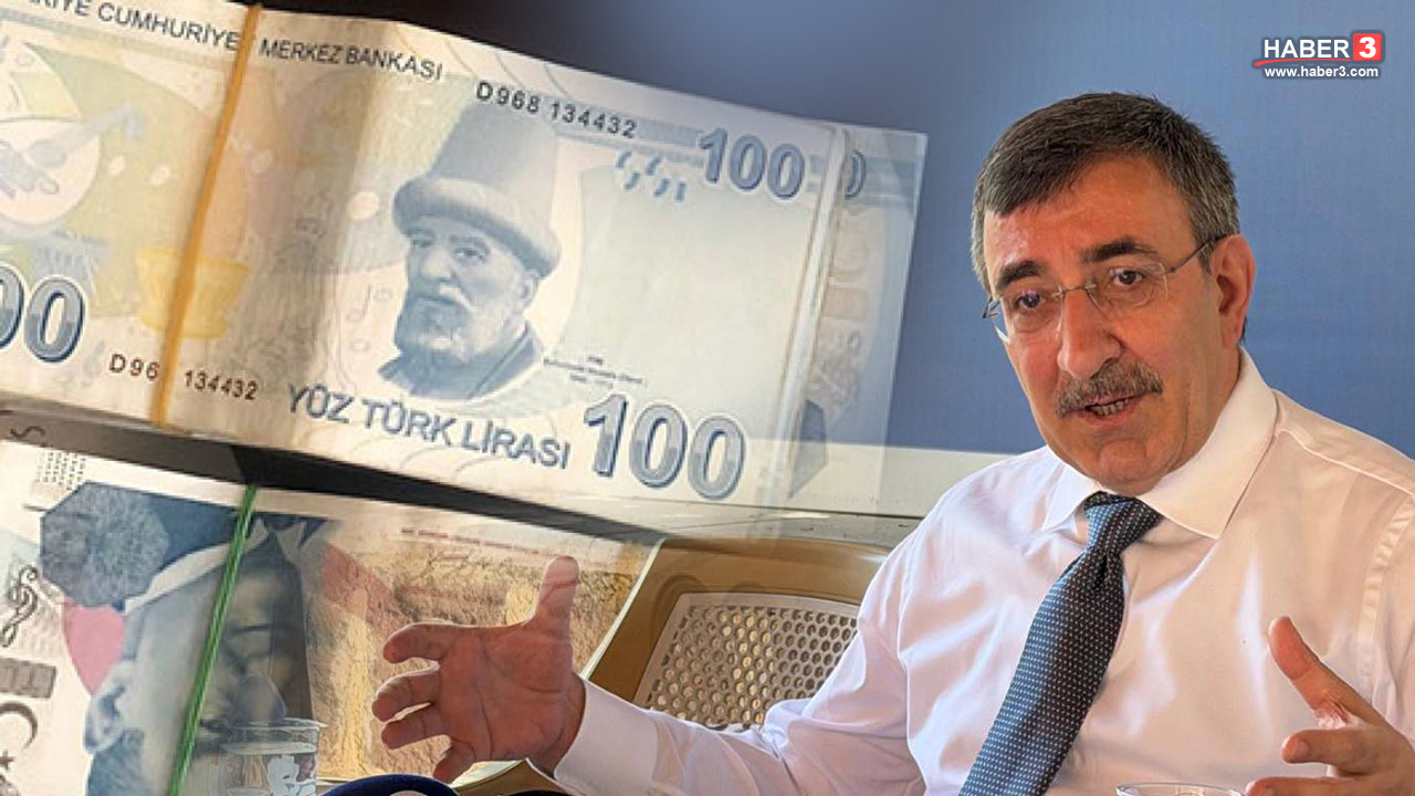 Cumhurbaşkanı Yardımcısı Cevdet Yılmaz açıklamalarda bulunuyor