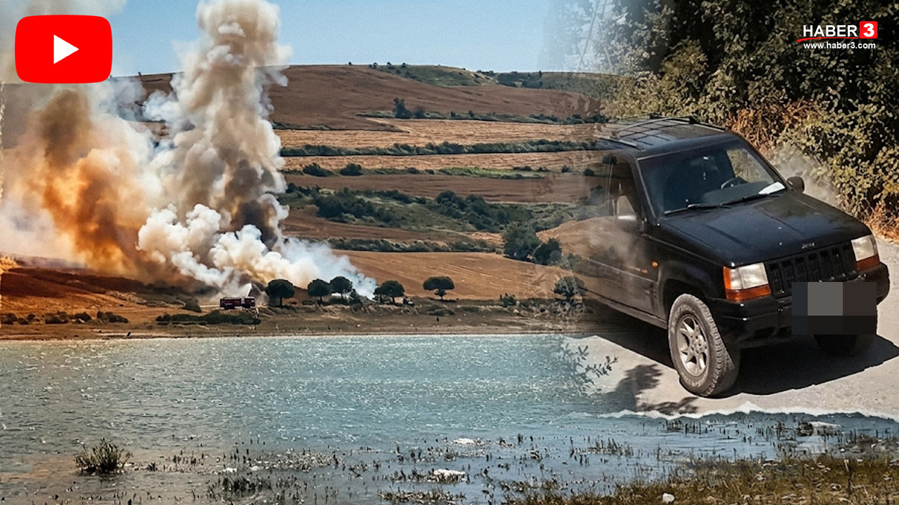 Sazlıdere'de yangın sonrası oluşan tahribat
