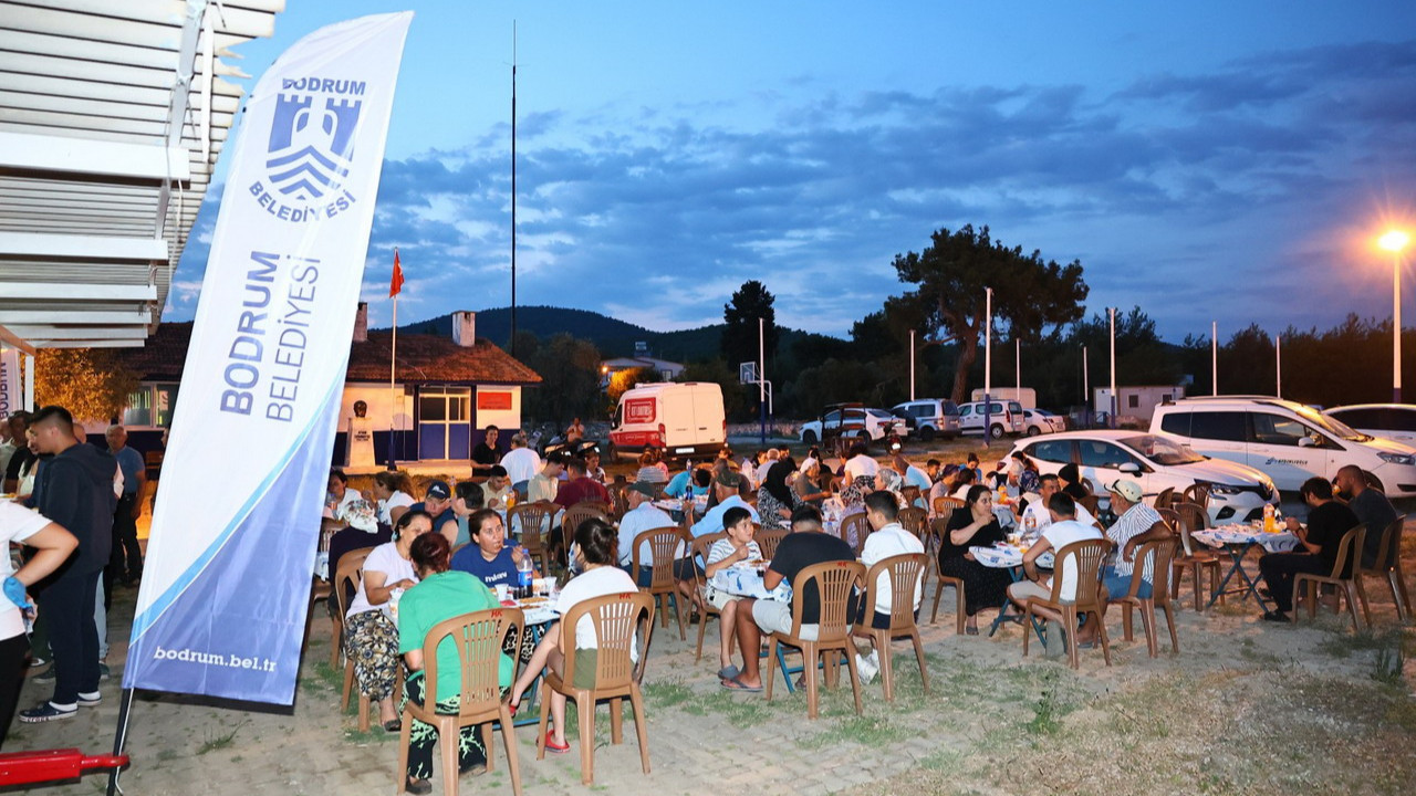 Bodrum'da düzenlenen Muharrem Ayı aşure etkinliğinden bir kare