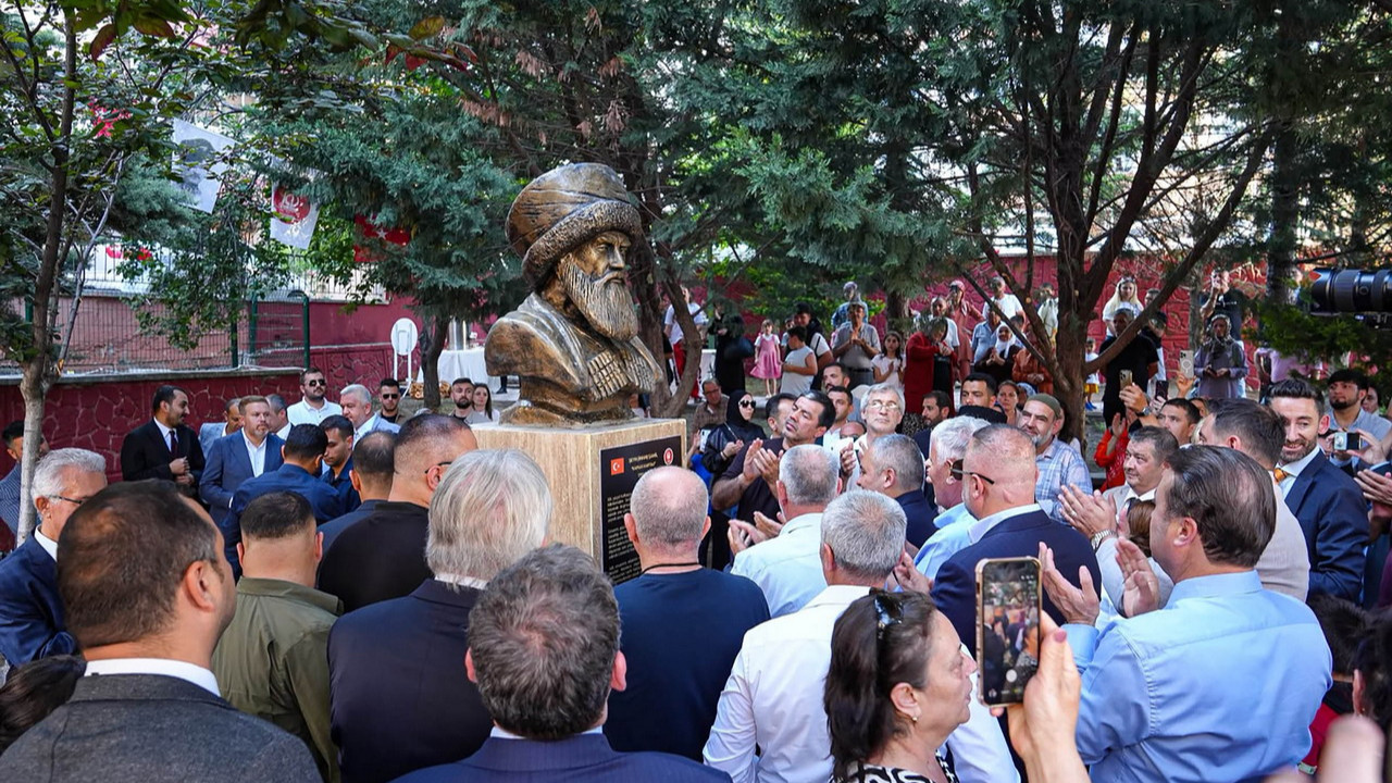 Keçiören'de Şeyh Şamil büstü açılış töreni