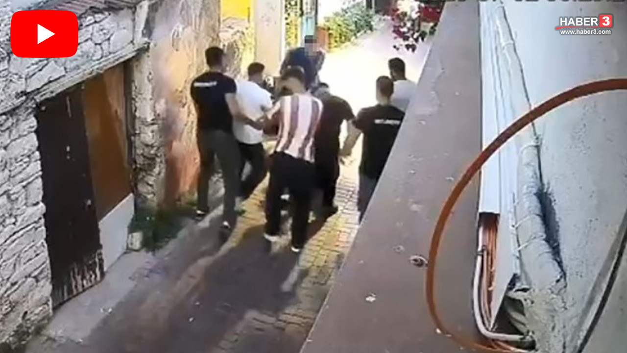 Kuşadası'nda silahla vurularak öldürülen gencin güvenlik kamerası görüntüleri.