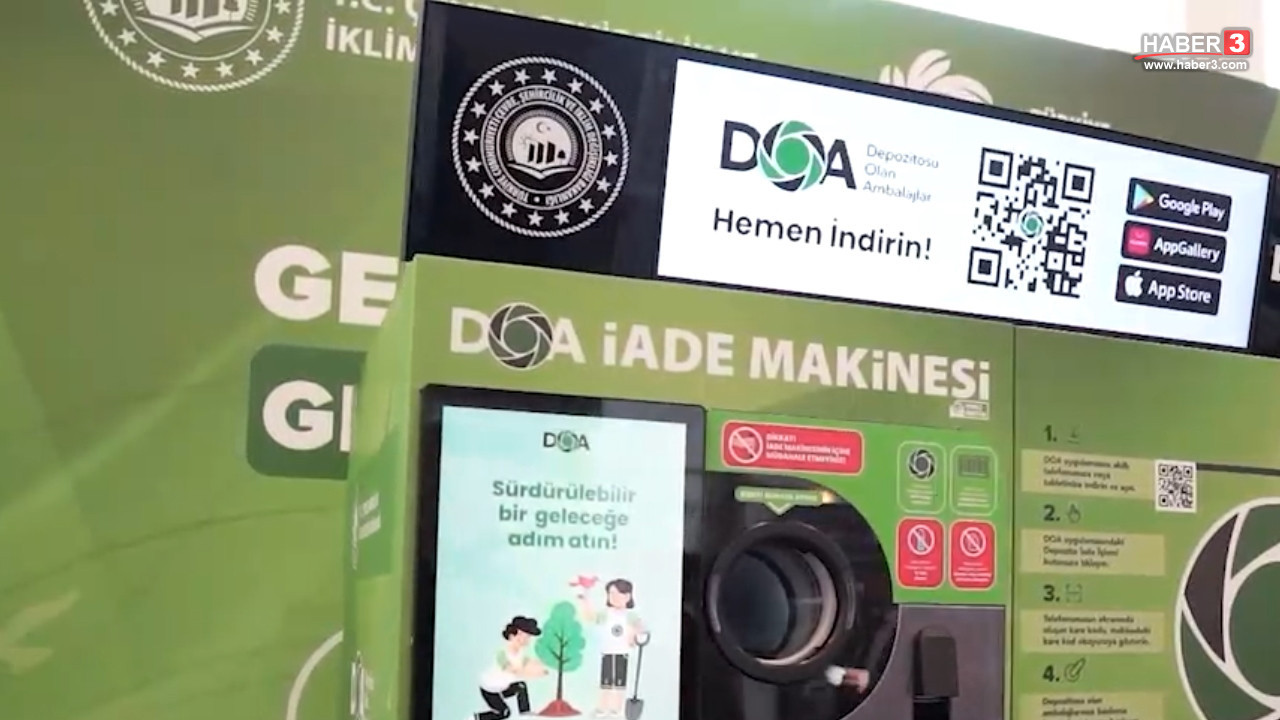 Ticaret Bakanlığı binası ve market rafı görünümü