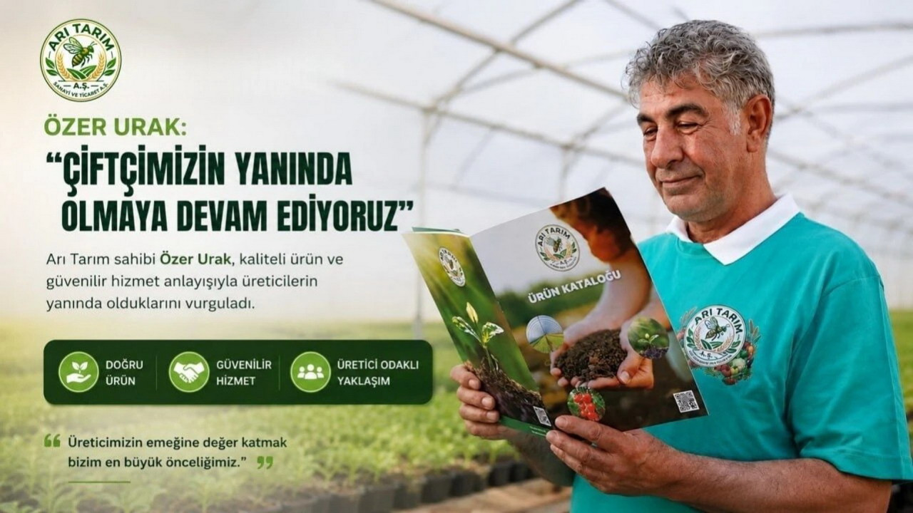 Konya Tuzlukçu'da kurulacak 300 dönümlük jeotermal sera yatırımını gösteren temsili görsel.